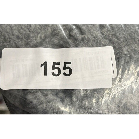 American Eagle‎ Outfitters Sweater Mens Size Large Gray Sherpa Zip Fleece Lined - Picture 8 of 10